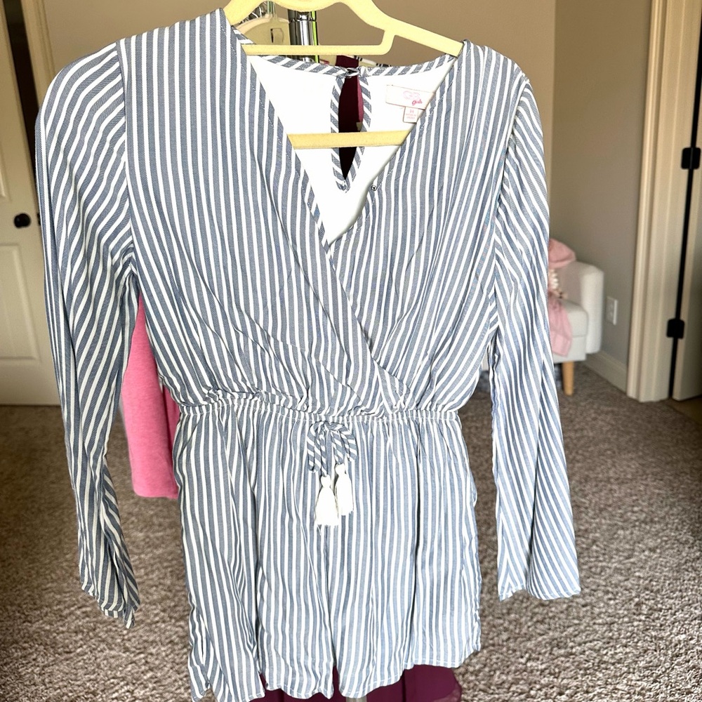 GB girls long sleeve romper